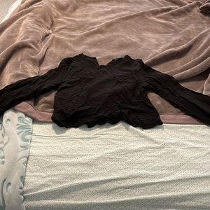 Shore black long sleeve top